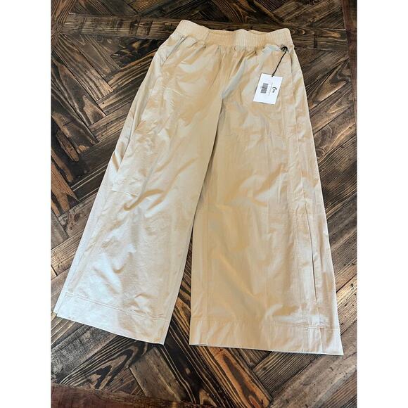 Zyia Active Work Flow Pants Women Large Tan Neutral Lounge Athletic Yoga Loose - Picture 1 of 12